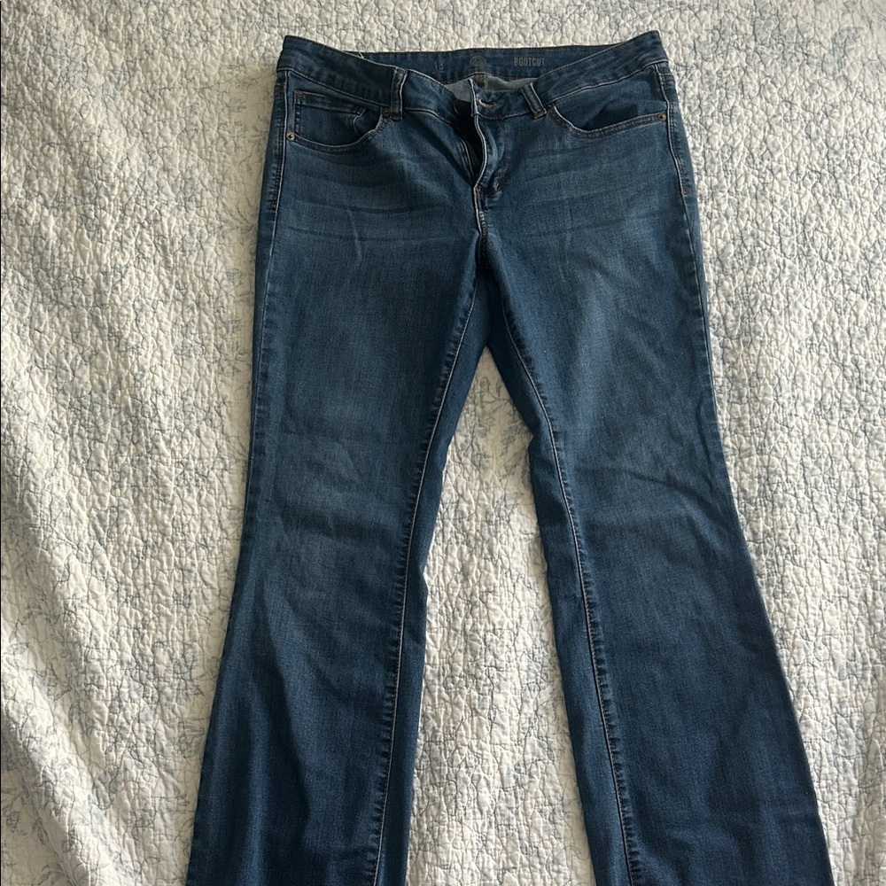 SO Women's Classic Blue Boot Cut Jeans